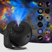 Projektor galaktyczny z podświetleniem nocnym, projektor rozgwieżdżonego nieba, obracający się o 360°, lampa planetarium do sypialni