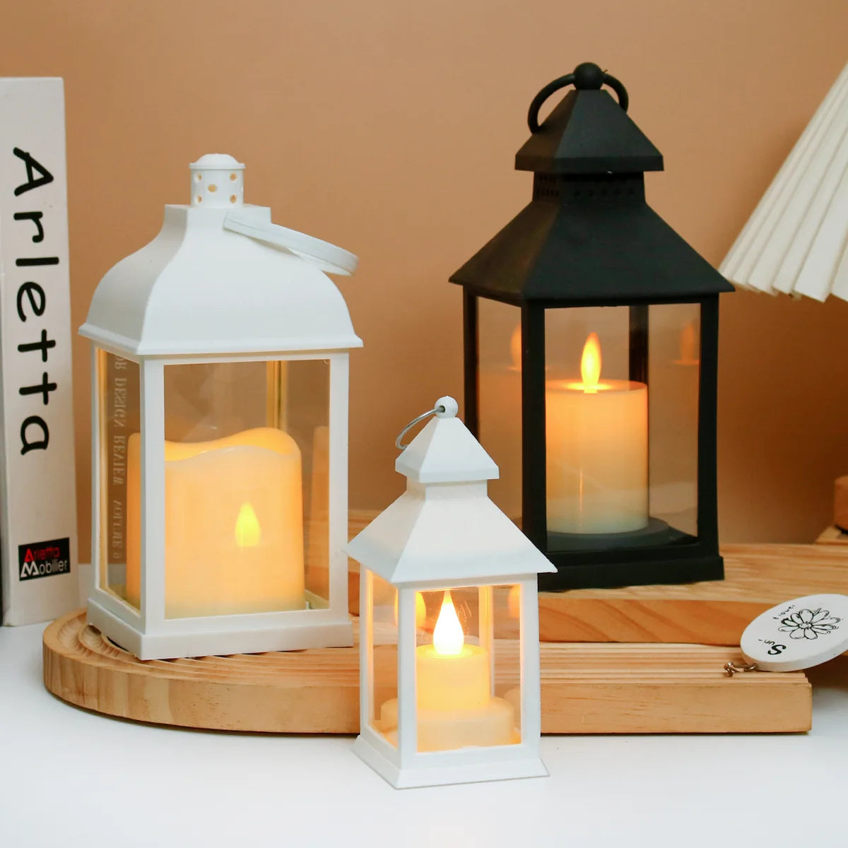 Lampy LED w kształcie świec – na kemping, latarnie ogrodowe, lampy na biurko, tworzące świąteczną atmosferę, lampki nocne w stylu retro, lampy dekoracyjne