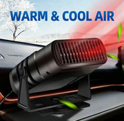 Ogrzewacz samochodowy 12 V, 120 W – wydajny, szybkie ogrzewanie, automatyczne odmrażanie przedniej szyby, wentylator z podstawą regulowaną w zakresie 360°