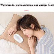 Warm Hand Treasure Ultra-T – dwustronny ogrzewacz do rąk z funkcją szybkiego nagrzewania i trzema poziomami temperatury. Kompaktowy ogrzewacz do rąk, który zmieści się w kieszeni