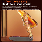 Electric Dryer Intelligent 220V Ultraviolet Deodorization and Sterilization Household Foldable Fast Heating Shoe Drying Machine