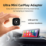 Bezprzewodowy klucz CarPlay 2 w 1, bezprzewodowy adapter Android Auto, inteligentne urządzenie AI Smart Box – inteligentne systemy samochodowe do pojazdów wyposażonych w przewodową funkcję CarPlay